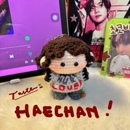 GANTUNGAN [PO] HAECHAN TASTE AMIGURUMI KEYCHAIN || NCT HAECHAN KNIT KEYCHAIN || NATSDIARY CROCHET