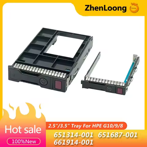 New 651687-001 661914-001 651314-001 2.5" SFF 3.5" LFF SAS SATA HDD Tray Caddy for HP Gen8 Gen9 Gen1