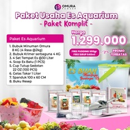 [PAKET KOMPLIT ES AQUARIUM] Paket Usaha Es Akuarium Franchise Bubuk Minuman Kekinian Paket Bisnis Mi