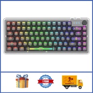 GMK K60 Mechanical Keyboard RGB Wireless Bluetooth Backlit Compatiable 2.4G PBT Keycaps Color Lighting Keyboard DIY display
