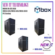 MBOX PREMIUM M-GAMING MATX / ITX PC Desktop Casing RGB Ligthning Bar (MCG-X35 / MCG-X45 / MCG-X63)
