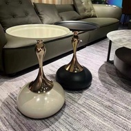 Nordic Style Personalized Side Table Modern Simple Home Decor Light Luxury Living Room Disc Coffee T