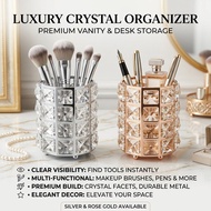 Pencil Pot Makeup Crystal Jewels Brush Holder Decoration Jewels Diamonds Decoration Desk Organizer