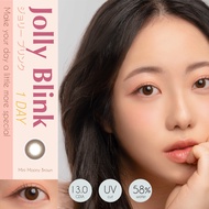 คอนแทคเลนส์รายวัน Jolly Blink สี Moony Brown 12 ชิ้น