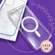 Magsafe Magnetic Case Soft And Clear Edges Hard Back Model IP 6 7G 8G SE2 SE3 6+ 7+ 8+ XR X XS XSMax