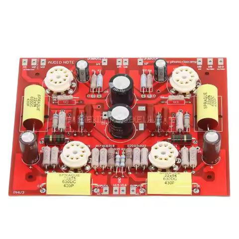 Refer AUDIO NOTE HiFi MM Phono Riaa Amplifier Board 12AX7/ECC83+12AU7/ECC82 Tube Phono Amp DIY