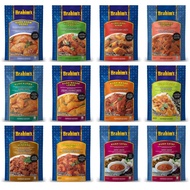BRAHIM’S Cooking Paste 8-in-1 Set – Briyani, Satay, Curry, Rendang, Masak Merah & More (180g)