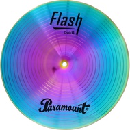 Paramount Flash Series Stainless Steel Cymbal ฉาบ แฉ สี Rainbow  Splash Crash Ride Hihat China Ozone
