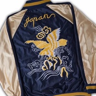 [PRODUCT CODE 00N6181] Sukajan murayama Jacket - High and low aegle - Navi Gold