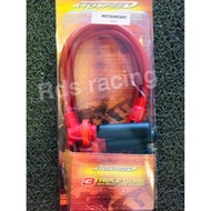 Arospeed cable plug wire evo3 perdana saga 12v wira 1.6 1.3 1.5 4g15 waja ck 4g92 4g93 d15 b16 b18 c