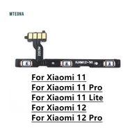Volume Button For Xiaomi 12 11 Pro 11 Lite 12T 12 Pro Ultra Flex Cable Power Swith On Off