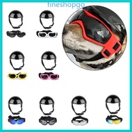 Fine Dog Helmet with Sunglasses Puppy Helmet Motorcycle Dog Helmet Cover for Bike