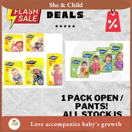 DRYPERS CLASSICPANT / DRYPERS CLASSIC / DRYPERS TOUCH (TRANSPARENT PACK) READY STOCK