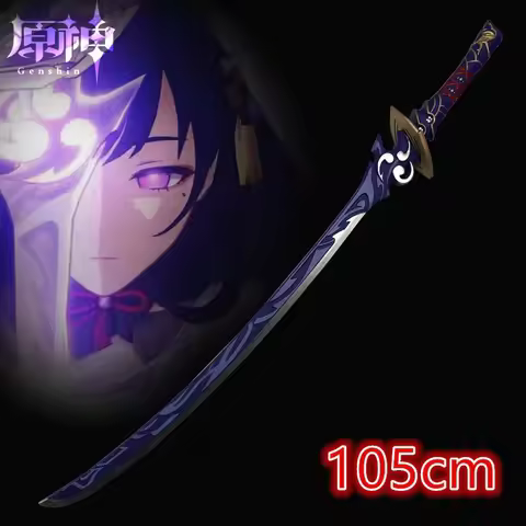 Beelzebul Musou Sword 1:1 Raiden Shogun Katana Genshin Impact Sword Weapon Cosplay Stage Props Safet