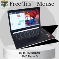 Laptop Hp 14 - cm0078AU, Amd Ryzen 5, Ram 8Gb, SSD 256gb