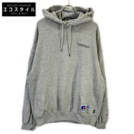 Neighborhood x Russell 231XRRUN-CSM02 23SS 灰色長袖運動派克大衣（XL 號）[二手]