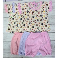 6pcs✨🌹🎠3 Set Baby Girl Clothing Baju Bayi Perempuan 6m+-18m+ 3 Pasang baby - JK Kids Mykids Fiffy Pu