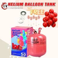 🇲🇾Original Portable Helium Balloon Gas Tank Helium Gas for Party Decoration TONG GAS HELIUM BELON UNTUK 50/30pcs 氦气气球打气筒
