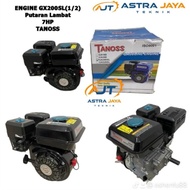 TANOSS GX200 SL ENGINE 7 HP 1800 RPM MESIN PENGGERAK PUTARAN LAMBAT /