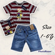 Set Jalan-Jalan kids Unisex/Baju jalan