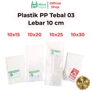 PP Plastic Width 10 Thickness 03 10x15 10x20 10x25 10x30 Transparent Clear Plastic Bags