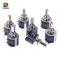 delicatecat0c 1pc 534-1-1 Spectorl Precision Coil Wire Wound Potentiometer 534 2w 100R 200R 500R 1K 