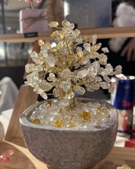 訂製全手工水晶招財樹