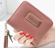 MAME กระเป๋าสตางค์ผู้หญิง กระเป๋าใส่นามบัตร ทรงสั้น  รุ่น NO -B16  (สีเขียว,แดง,Pink)