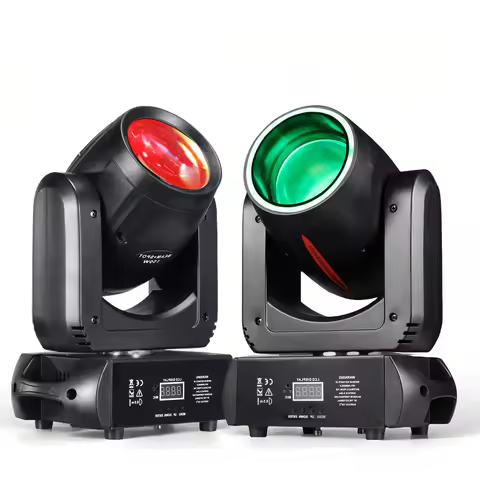 Mini 180W LED Mobile Head Light Beam + Spot +18 Rotary Prism Dj Dmx Stage Light Effects180W 3D Movin