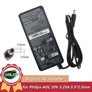 Original TPV ADPC2065 65W 20V 3.25A AC Adapter for MSI Optix G27CQ4 G32C4 (3DA6)  G27C6 G27C6P G27CQ