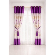 Tulip Embossed Curtains PremiumELEGAN | 12 Waves 6 Ring