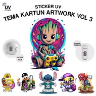 UV STICKERS - ARTWORK CARTOON THEME VOL 3 | UV STICKERS, MOTORCYCLE STICKERS, CAR STICKERS, HELMET S