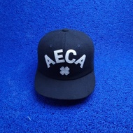 topi AECA WHITE big logo bahan tebal