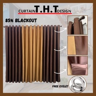 X18 Ready Made Curtain Siap Jahit, LANGSIR RAYA MIX COLOUR Kain Tebal (Free Eyelet / Free Ring )Blackout 85%