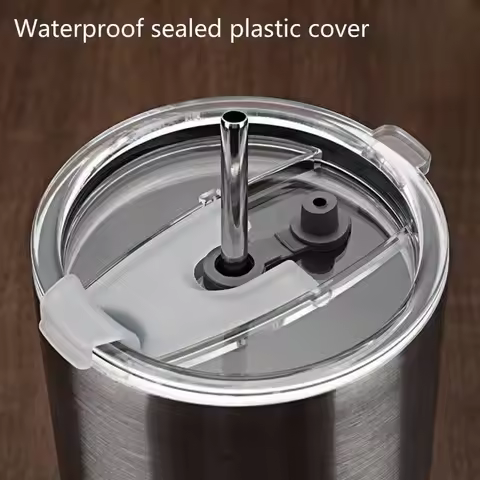 20/30 Oz Sealing Bottle Cover Splash Spill Proof Plain Plastic Lids for Ozark Trail Rtic Yeti Tumble