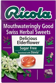 Elderflower Sugar Free Swiss Herb Drops 45 g (Pack of 10)