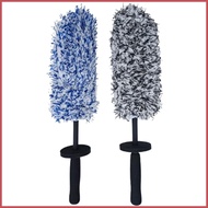 Car Wheel Brush Soft Wheel Brush Rim Cleaner Car Wash Wheel Brush Tire Rim Brush Wheel Detailing Bru
