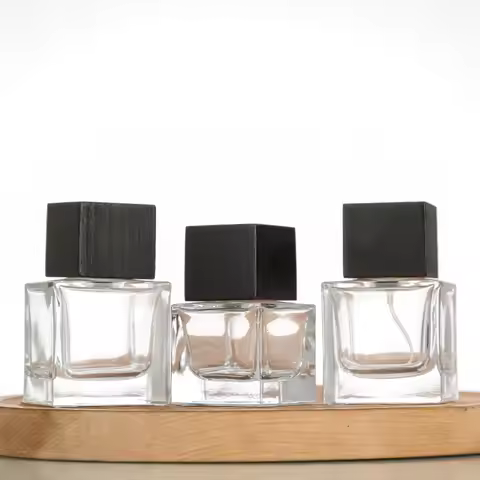 30ml 50ml 100ml Perfume Glass Spray Bottle Clear Portable Perfume Atomizer Refillable Cosmetics Perf