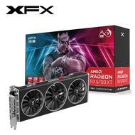 XFX RX 6700 XT 6700XT RX6700 12GB การ์ดจอ GPU AMD Radeon RX 6750 XT RX6750XT RX6700XT OC การ์ดจอคอมพิวเตอร์ตั้งโต๊ะ