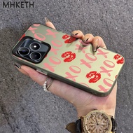 MHKETH Case For Realme C53 C51 C51s C55 C35 C33 C67 C31 Narzo N53 N55 Note 50 50A Prime Fashion Red 
