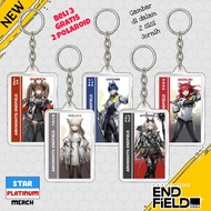 Gantungan Kunci Arknights Endfield - Keychain Arknights Endfield - Ganci Anime Game - Gantungan Kunc