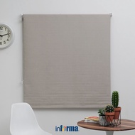 Informa 120X160 cm Roller Blind Structured - Taupe Window Roller Blinds Aesthetic Roller Window Cove