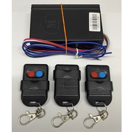 REMOTE CONTROL 433MHz  LONG DISTANCE AUTOGATE DOOR REMOTE CONTROL SET WITH 3 TRANSMITTERS &amp; 1 RECEIVER