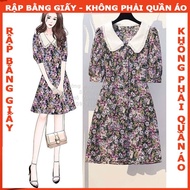 Drawing on A0 paper code 975 - lotus collar dress