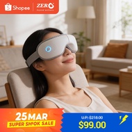 Zero Healthcare iVizz+ Smart Eye Massager Portable Foldable Bluetooth Eye Massager with Heat