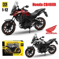 CCA 1:12 Scale Honda Cb400x Adventure ADV Toy Motorcycle Diecast Metal Model Racing Miniature Collec
