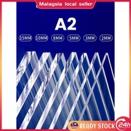 Crystal Clear A2 Size Acrylic Sheet | 2mm Thick | For Picture Frames & Signage