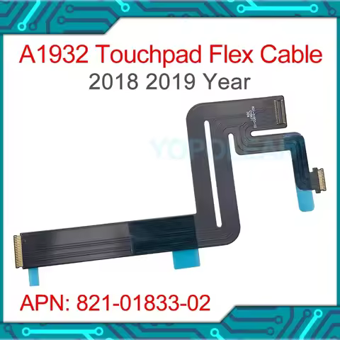 New For Macbook Air 13" A1932 Touchpad Trackpad Cable 821-01833-02 2018 2019 Year