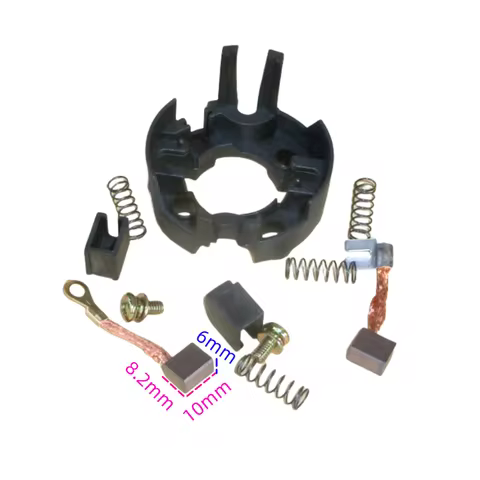 motorcycle Applicable to Yamaha YBR125 TT-R YBZ TTR XT137 F28 5VL JYM YBS starter motor carbon brush