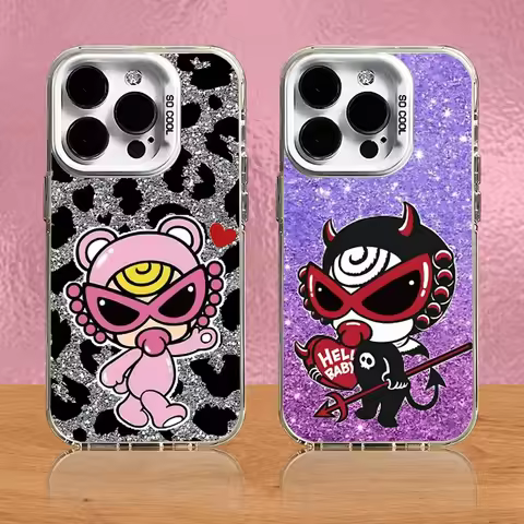 H-Hysteric M-Mini Frosted Case for iPhone 17 Air 16 E 15 14 Plus 13 12 Mini 11 Pro Max Acrylic Sheet